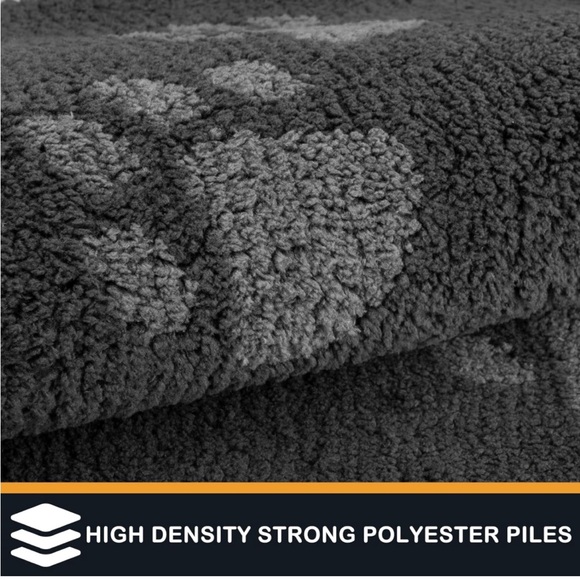 Paw🐾charcoal PURRUGS DirtTrapperDoor Mat24"x59"Non-SlipMachineWashableEn… - Picture 2 of 8